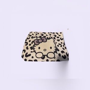 New~Hello Kitty leopard canvas tote bag